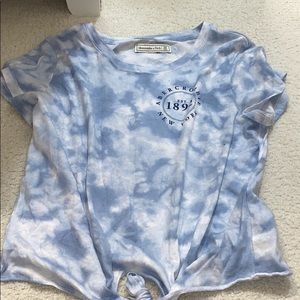 Abercrombie & Finch Blue tie Dye short sleeves